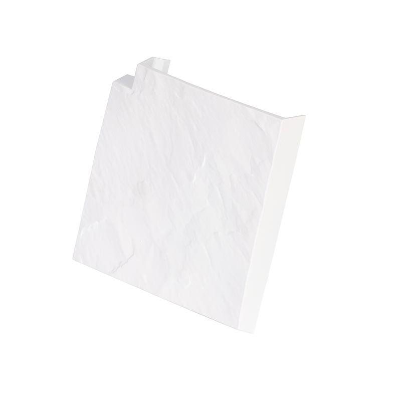 Угловая накладка для бордюра в белом цвете купить в Санкт-Петербурге