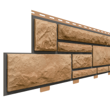 Фасадные панели Доломит, Доломит Премиум, Миндаль