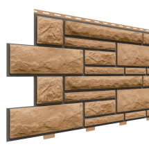 Фасадные панели Доломит, Доломит Премиум, Миндаль