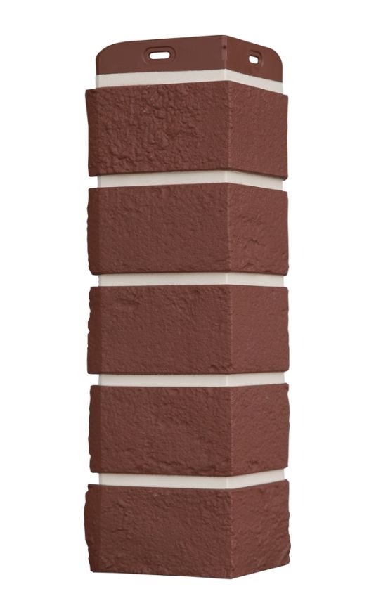 Угол наружный Grand Line, Состаренный кирпич Design Plus, Корица (Белый шов) купить в Санкт-Петербурге