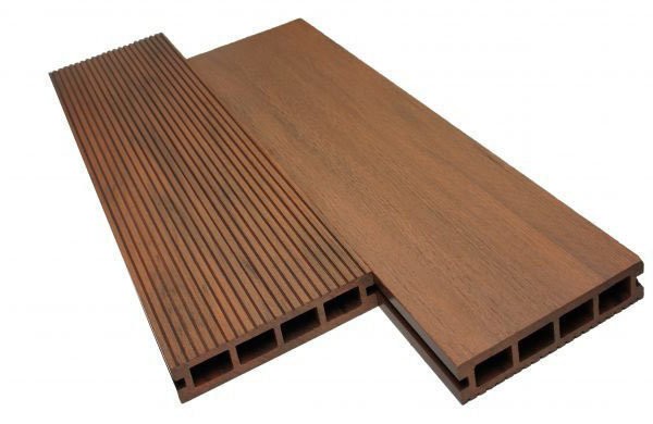 Террасная доска WOODVEX Expert из ДПК цвет Палисандр купить в Санкт-Петербурге