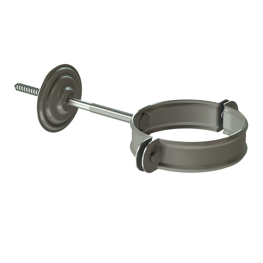 Хомут для водосточной трубы Docke Stal Premium, цвет графит купить в Санкт-Петербурге