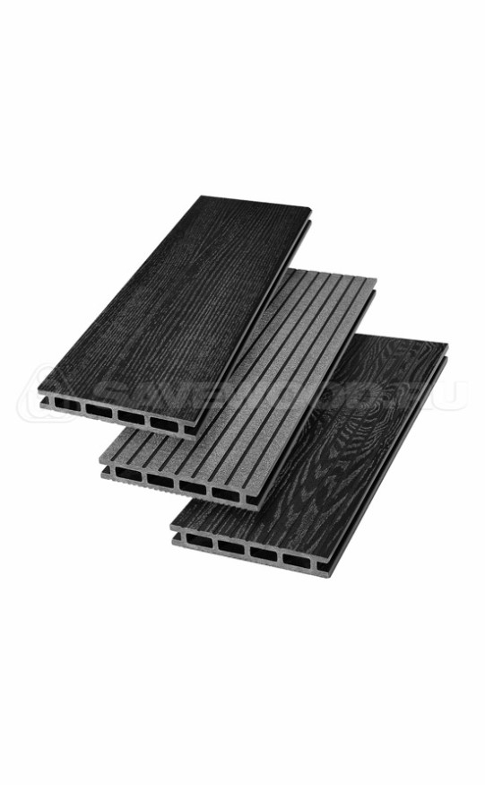 Террасная доска ДПК SaveWood, SW Carpinus (R), Черный купить в Санкт-Петербурге