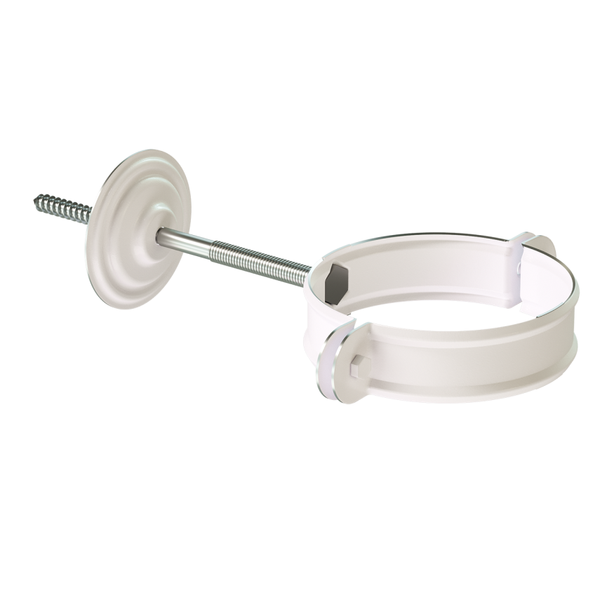 Хомут для водостока Docke Stal Premium, Пломбир купить в Санкт-Петербурге