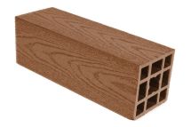 Столб гладкий ДПК AITEXPLAST цвет какао