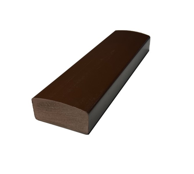 Лавочный брус Ecodecking Некст глянцевый шоколадный, полнотелый. купить в Санкт-Петербурге