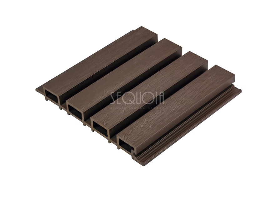 Доска фасадная SEQUOIA co-extrusion Коричневая купить в Санкт-Петербурге