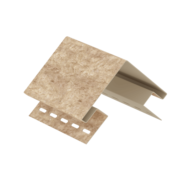 Наружный угол Ю-Пласт, Стоун-хаус Кварцит, Тёмно-Бежевый купить в Санкт-Петербурге