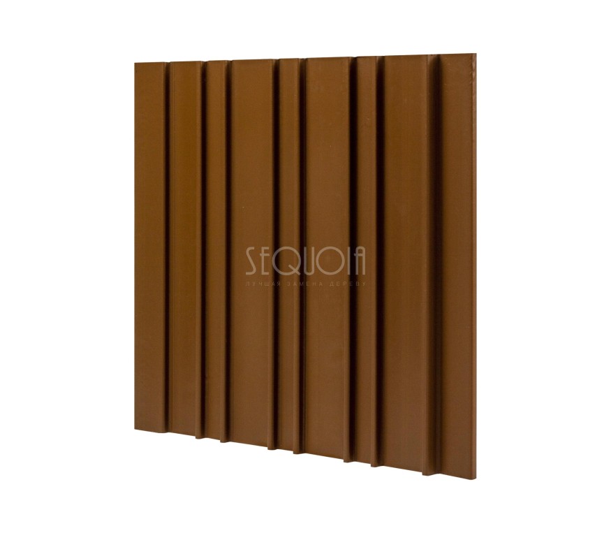 Доска фасадная SEQUOIA co-extrusion Светло-коричневая купить в Санкт-Петербурге