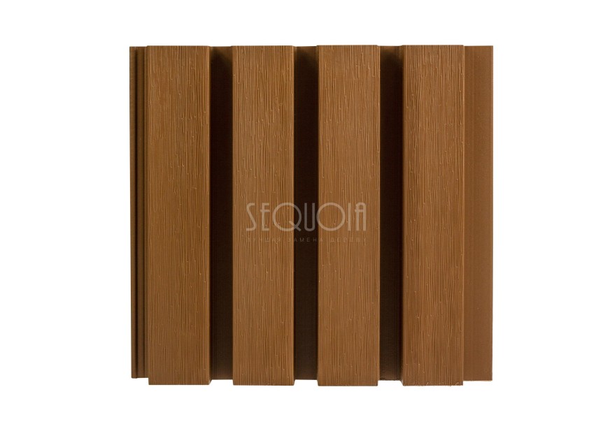 Доска фасадная SEQUOIA co-extrusion Светло-коричневая купить в Санкт-Петербурге