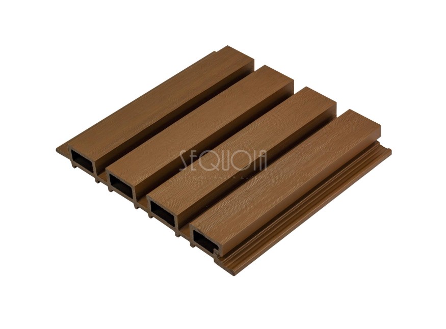 Доска фасадная SEQUOIA co-extrusion Светло-коричневая купить в Санкт-Петербурге