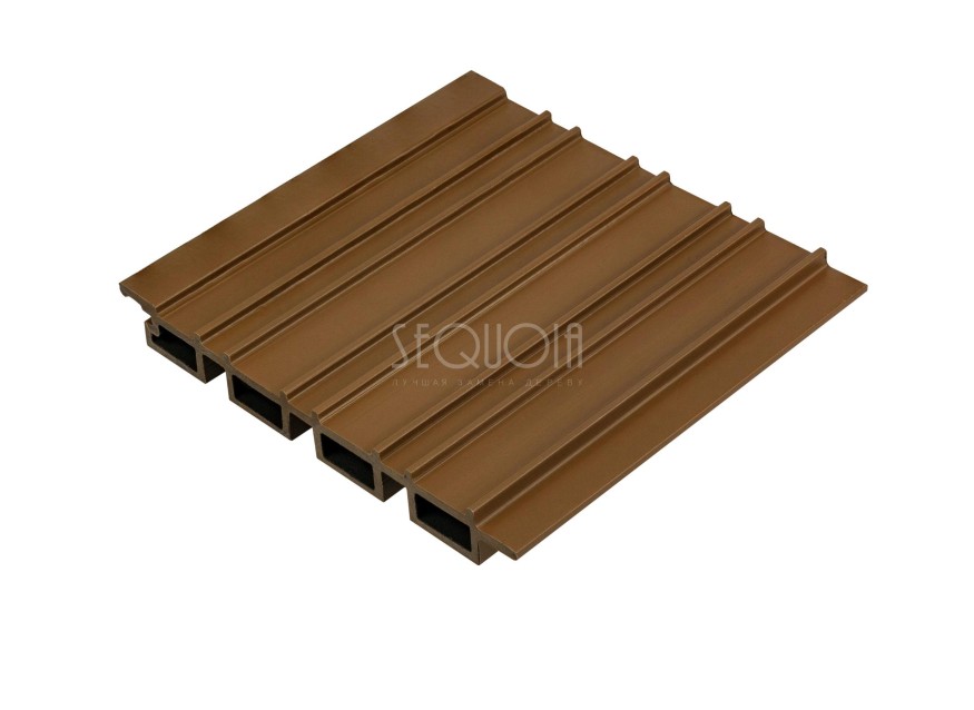 Доска фасадная SEQUOIA co-extrusion Светло-коричневая купить в Санкт-Петербурге