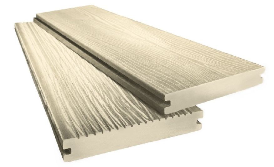 Террасная доска ДПК I-Techplast МАССИВ 3D WOOD Слоновая кость купить в Санкт-Петербурге