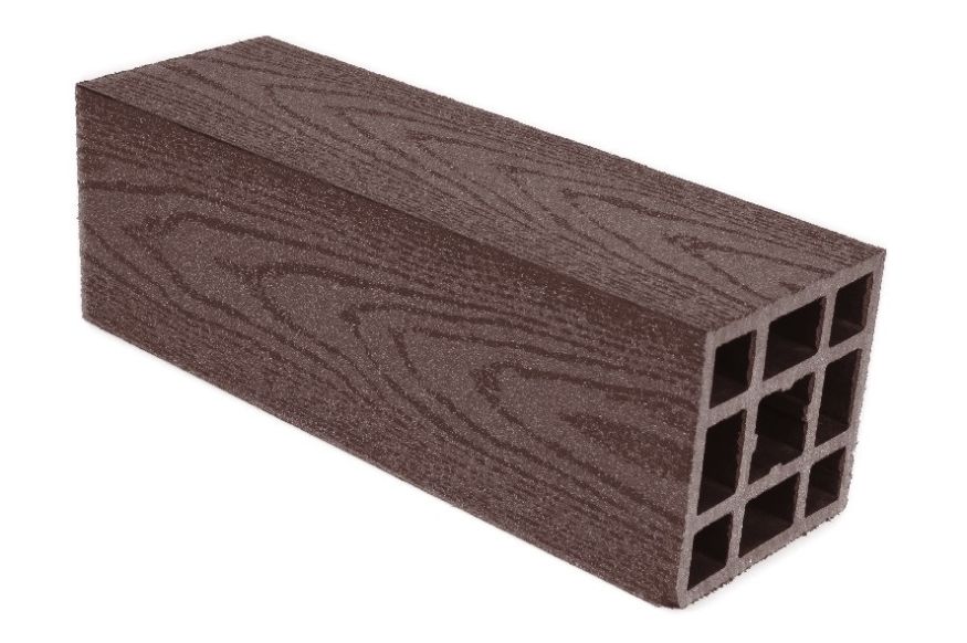 Столб гладкий ДПК Aй-ТЕХПЛАСТ шоколадный купить в Санкт-Петербурге