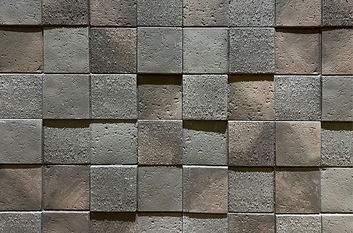Фиброцементные панели КАНЬОН коллекция 3D-МОЗАЙКА 45 купить в Санкт-Петербурге
