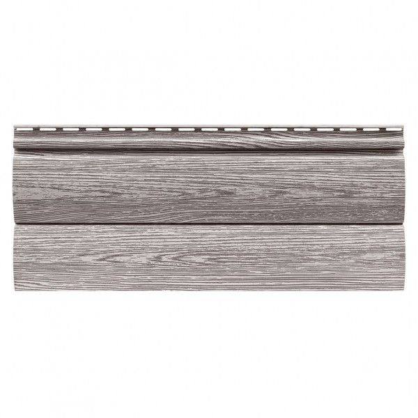 Виниловый сайдинг Tecos Lux Двойной оцилиндрованный брус, Алтайская берёза купить в Санкт-Петербурге