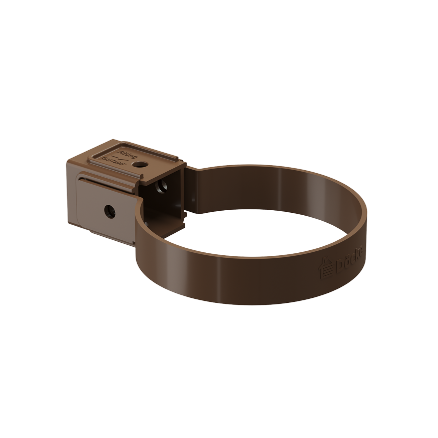 Универсальный хомут для водосточной трубы Docke Standard, цвет светло-коричневый. купить в Санкт-Петербурге