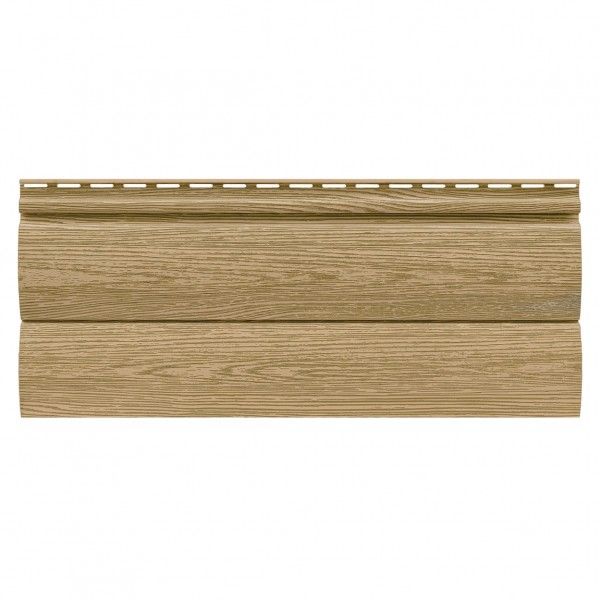 Виниловый сайдинг Tecos Lux Двойной оцилиндрованный брус, Ангарская сосна купить в Санкт-Петербурге