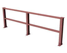 Декоративное ограждение ДПК GRINDERDECO Ковбойская изгородь из мербау