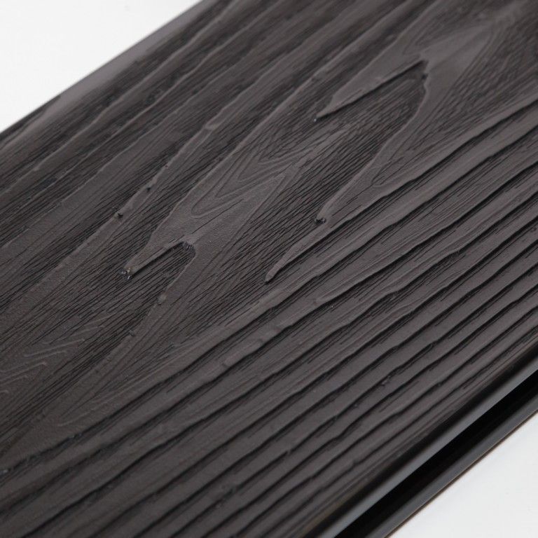 Террасная доска Экодекинг Титан 3D, Антрацит купить в Санкт-Петербурге