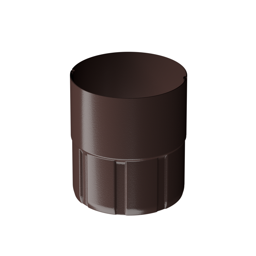 Соединительная муфта для водостока Docke Stal Premium, Цвет: Шоколад купить в Санкт-Петербурге