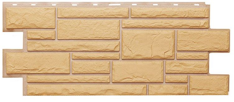 Фасадная панель Т-Сайдинг, Дикий Камень Бежевый купить в Санкт-Петербурге