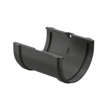 Соединитель для желобов Docke Premium, цвет графит