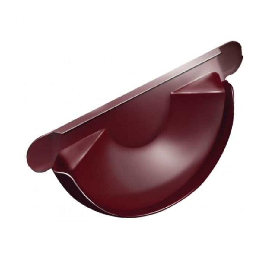 Заглушка для желоба Grand Line, Вишневый цвет (RAL 3005) купить в Санкт-Петербурге