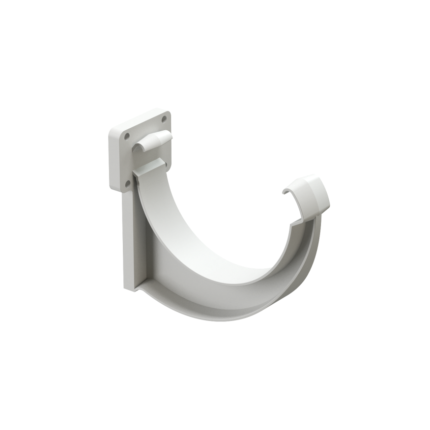 Кронштейн для желоба Docke Lux, Пломбир купить в Санкт-Петербурге