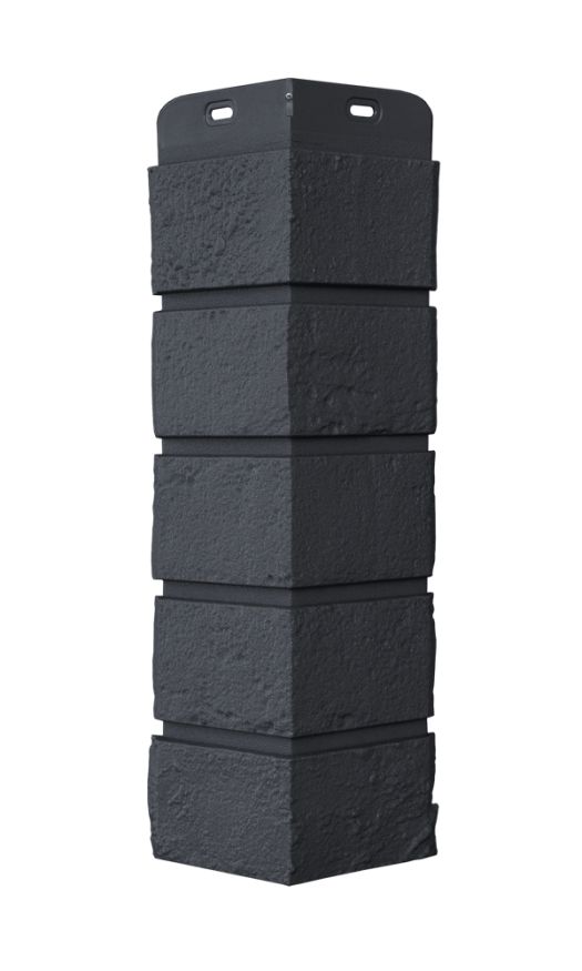 Угол наружный Grand Line, Состаренный кирпич Classic, Графит купить в Санкт-Петербурге