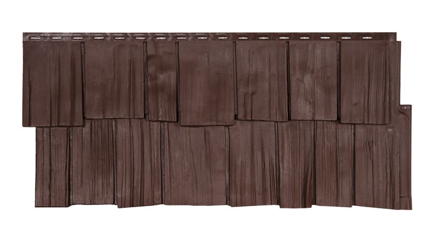 Фасадная панель T-Сайдинг, Щепа Дуб ЭКО-1 Браун купить в Санкт-Петербурге