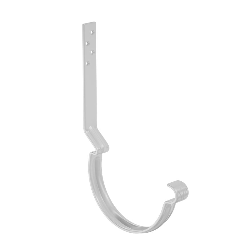 Крюк длинный усиленный модернизированный с комплектом крепления Aquasystem, RAL 9003 Белый 125/90 купить в Санкт-Петербурге