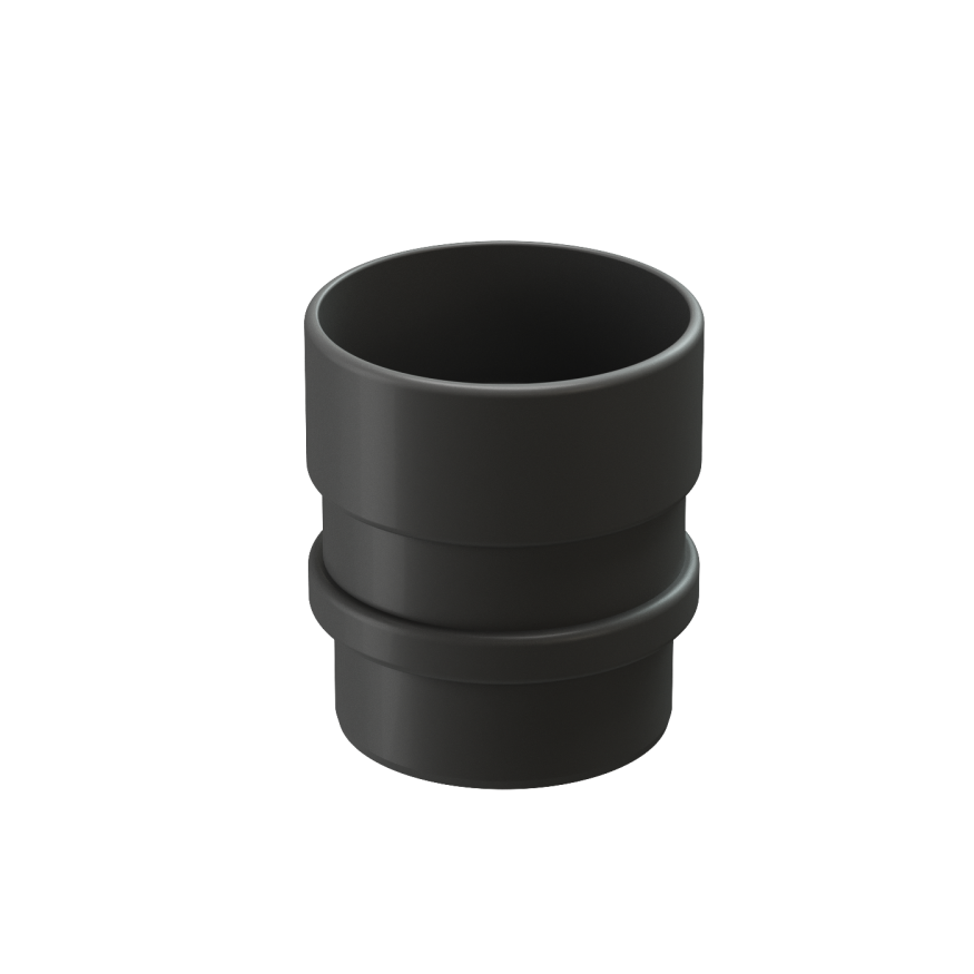 Муфта соединительная для водостока Docke Lux, Графит купить в Санкт-Петербурге