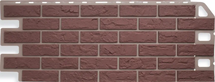 Фасадная панель Альта-профиль Кирпич Красный купить в Санкт-Петербурге