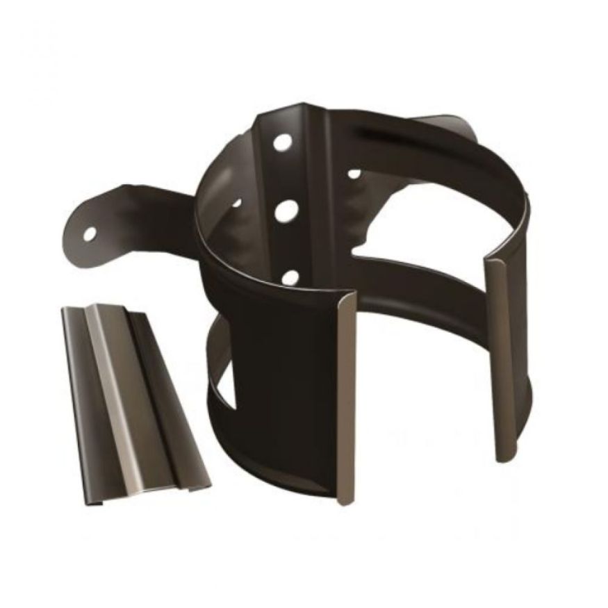 Кронштейн для трубы на деревянной основе, Grand Line, коричневый (RR 32) купить в Санкт-Петербурге