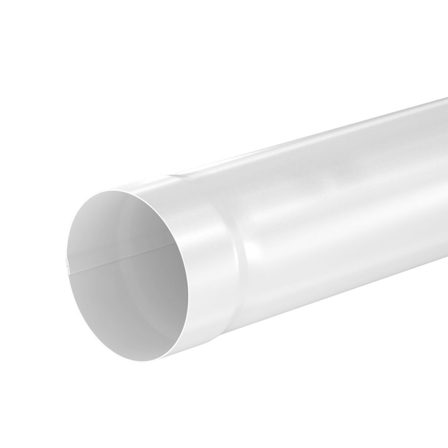 Труба водосточная 3000мм Aquasystem, RAL 9003 Белый 125/90 купить в Санкт-Петербурге