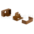 Комплект крепления перил прямое RusDecking Unodeck Орех купить в Санкт-Петербурге