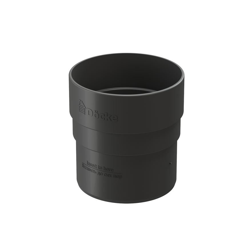 Соединительная муфта для водостока Docke Standard, Серый цвет купить в Санкт-Петербурге