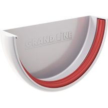 Заглушка для желоба Grand Line, белого цвета.