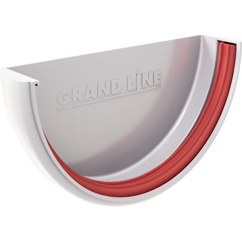 Заглушка для желоба Grand Line, белого цвета. купить в Санкт-Петербурге