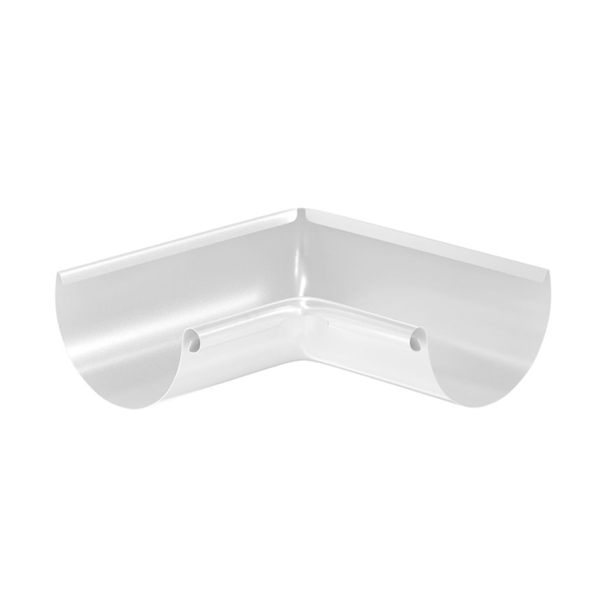 Угол желоба внутренний Aquasystem, RAL 9003 Белый 125/90 купить в Санкт-Петербурге