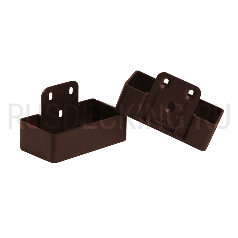 Комплект крепления перил прямое RusDecking Unodeck Венге купить в Санкт-Петербурге