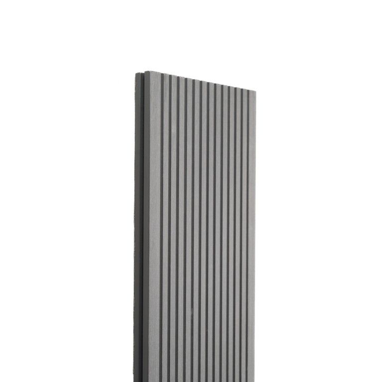 Террасная доска Экодекинг Топ полнотелая, Серый купить в Санкт-Петербурге