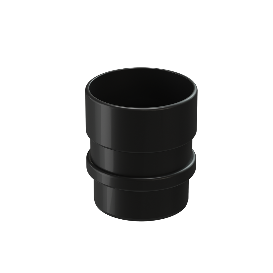 Муфта соединительная для водостока Docke Lux, Карбон купить в Санкт-Петербурге