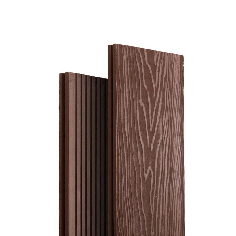 Террасная доска Экодекинг Топ полнотелая, Шоколад купить в Санкт-Петербурге