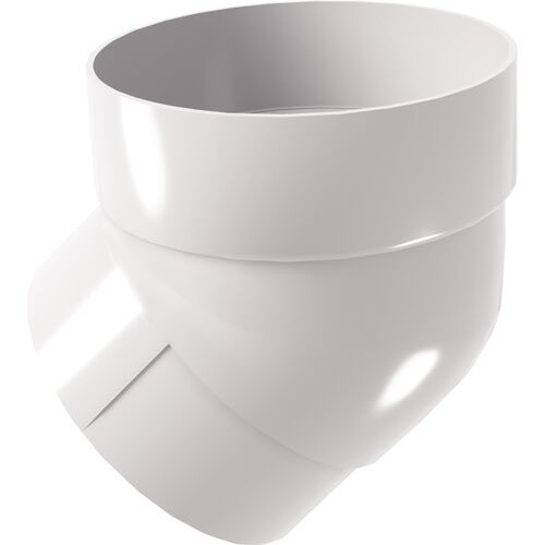 Колено трубы 45° Grand Line, белого цвета купить в Санкт-Петербурге