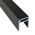 Алюминиевый П-профиль EasyDecking Черное дерево купить в Санкт-Петербурге