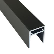 Алюминиевый П-профиль EasyDecking Черное дерево