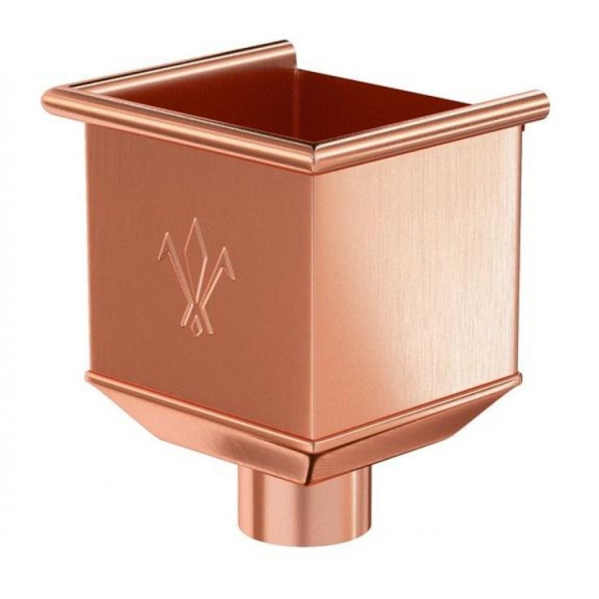 Водосборная воронка Aquasystem из меди 150/100 купить в Санкт-Петербурге