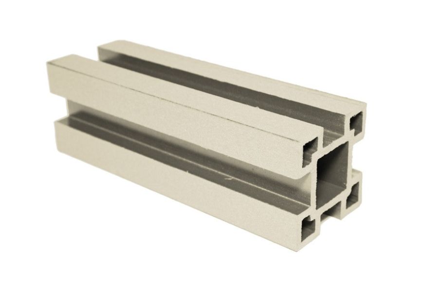 Столб с пазами ДПК AЙ-ТЕХПЛАСТ цвета слоновой кости купить в Санкт-Петербурге